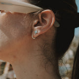 Mediterranean kiwi σκουλαρίκια