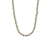 June bougainvillea silver/gold κολιέ