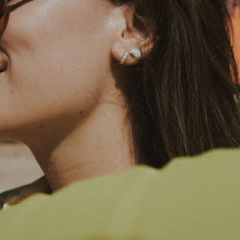 Mediterranean orange σκουλαρίκια 