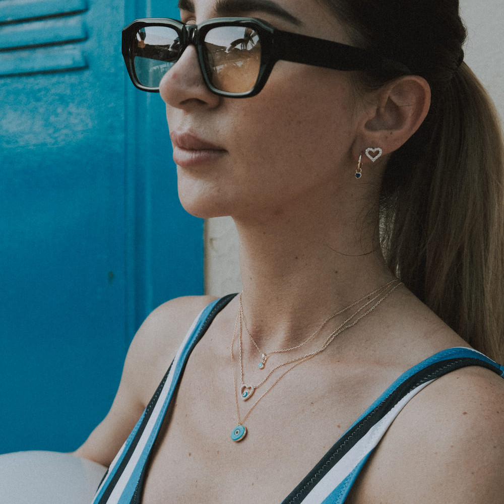 Mediterranean papaya σκουλαρίκια